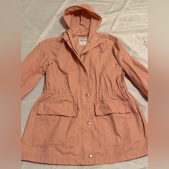 Madewell Waxed Ripstop Raincoat - Picture 4 of 9